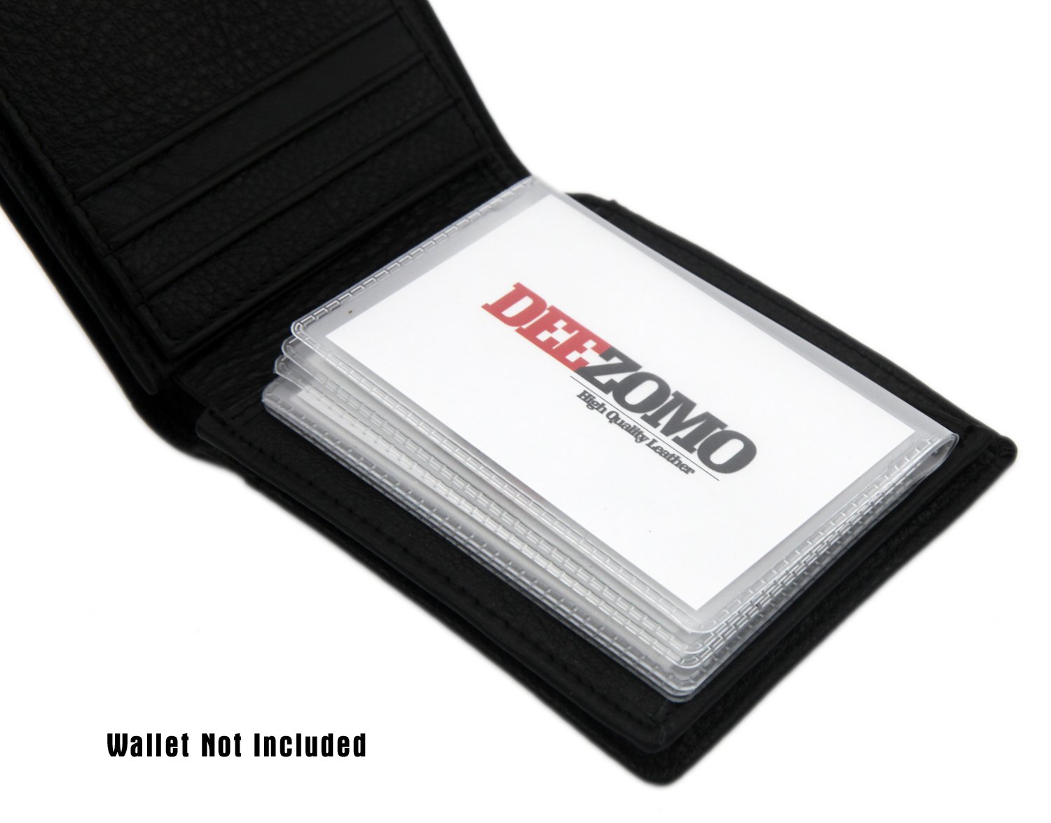 2-Pack 6-Page Card Holder Inserts for Bifold & Trifold Wallets - Slim RFID-Blocking Credit Card Organizer Replacement (Perfect for Travel, Business & Everyday Use)