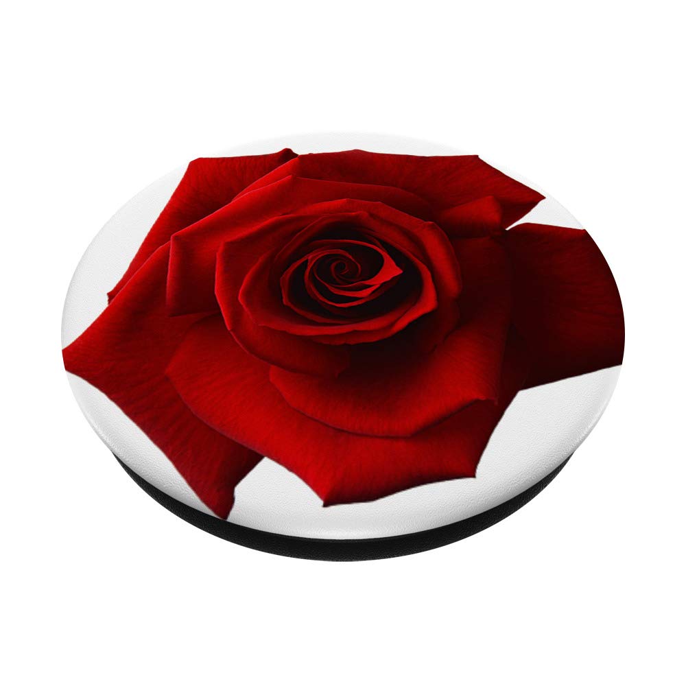 Floral PopSocket Holder - Red Rose Design for Phones & Tablets | Secure Grip for Daily Use
