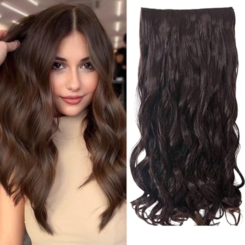 5 Clip Hair Extension dark Brown