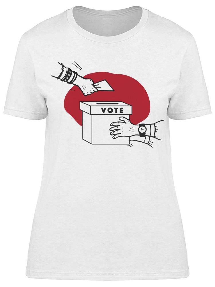 Vote Tee for Women - Stylish & Comfortable Box Fit T-Shirt - Perfect for Elections, Activism & Casual Wear