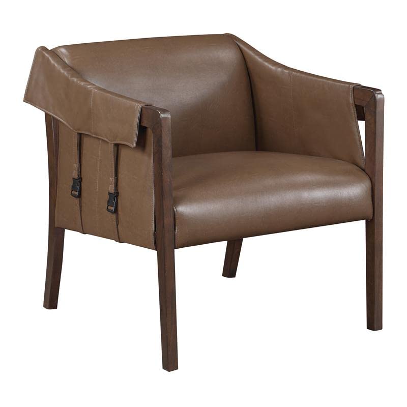 OS Home & Office Furniture Parkfield Accent Chair in Molasses - Modern Living Room & Office Seating for Comfort & Style