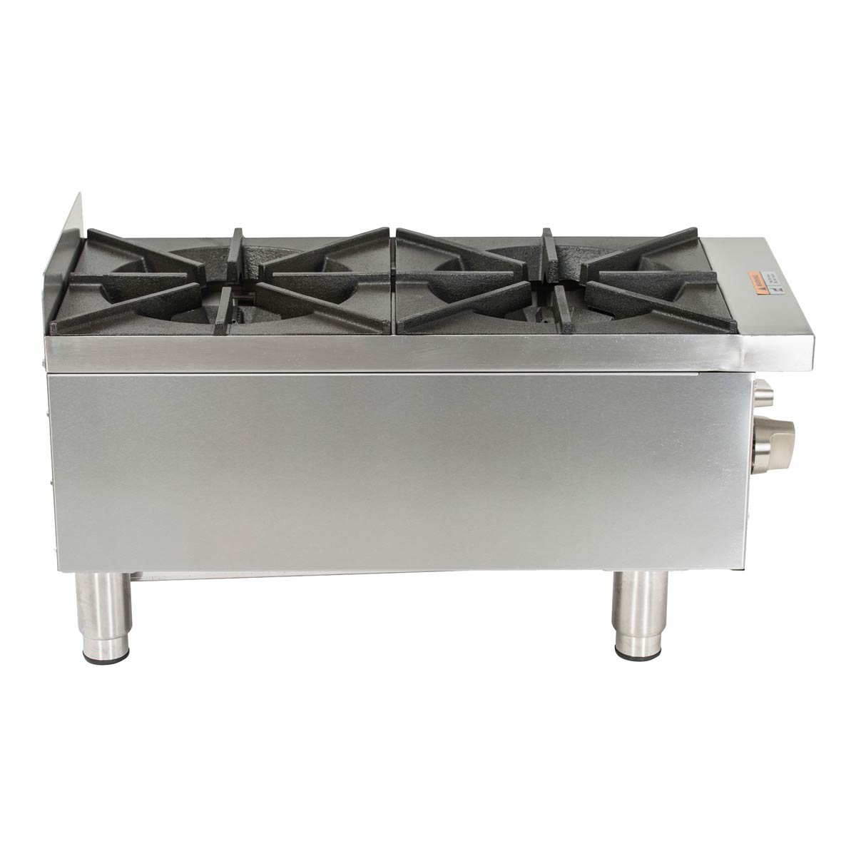 Globe GHP12G 12-Inch Countertop Gas Hot Plate - Portable & Powerful for Outdoor Cooking, Camping, and Home Kitchen Use