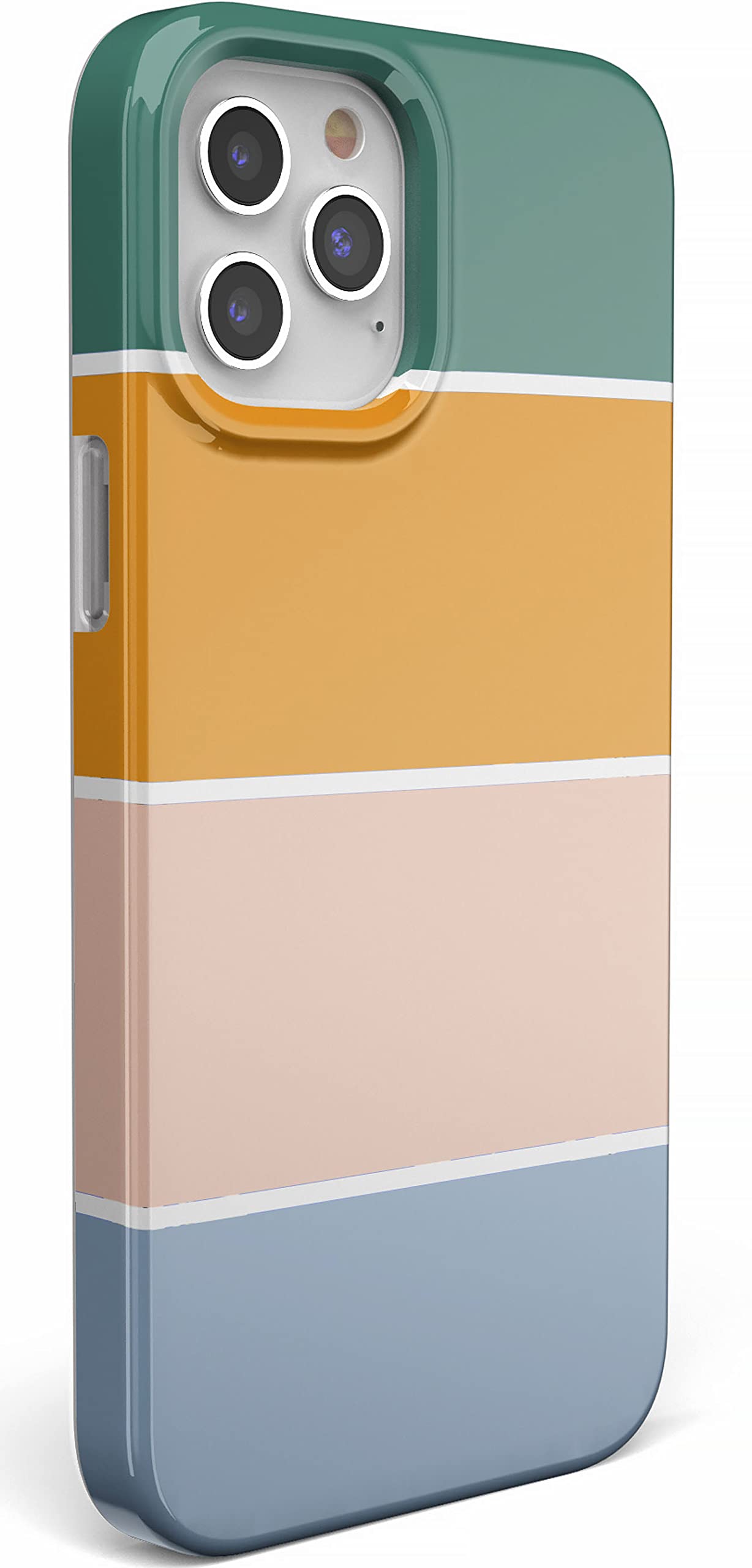 Casely iPhone 11 Pro Max Case - Paint The Town Colorblock Stripes Protective Phone Cover | Slim Fit, Shockproof & Scratch Resistant | Perfect for Daily Use, Travel & Outdoor Activities