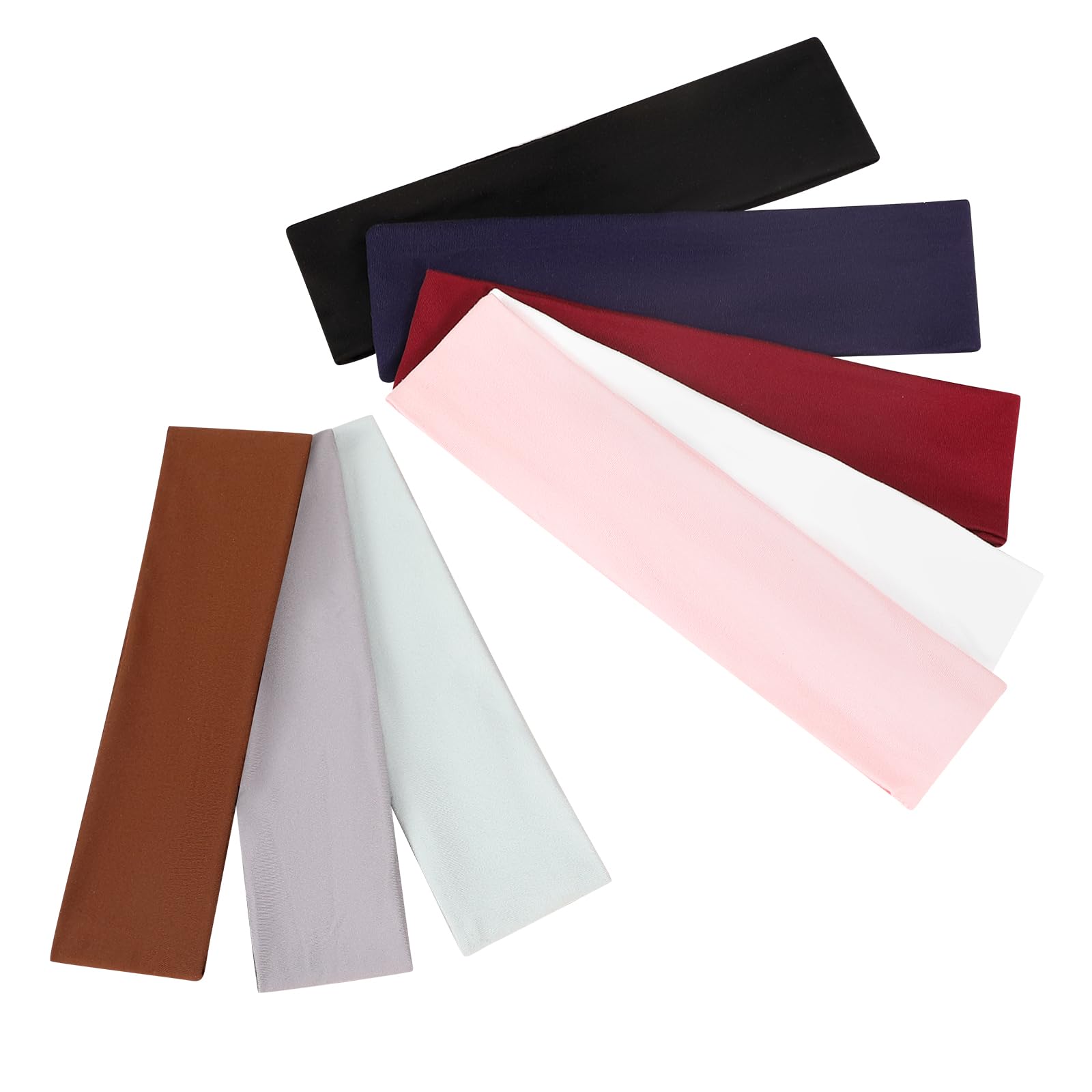 8 Pack Women's Sport Headbands - Soft Elastic Non-Slip Hair Bands for Workout, Yoga, Running & Fitness | Sweat-Wicking Comfort for Active Lifestyles
