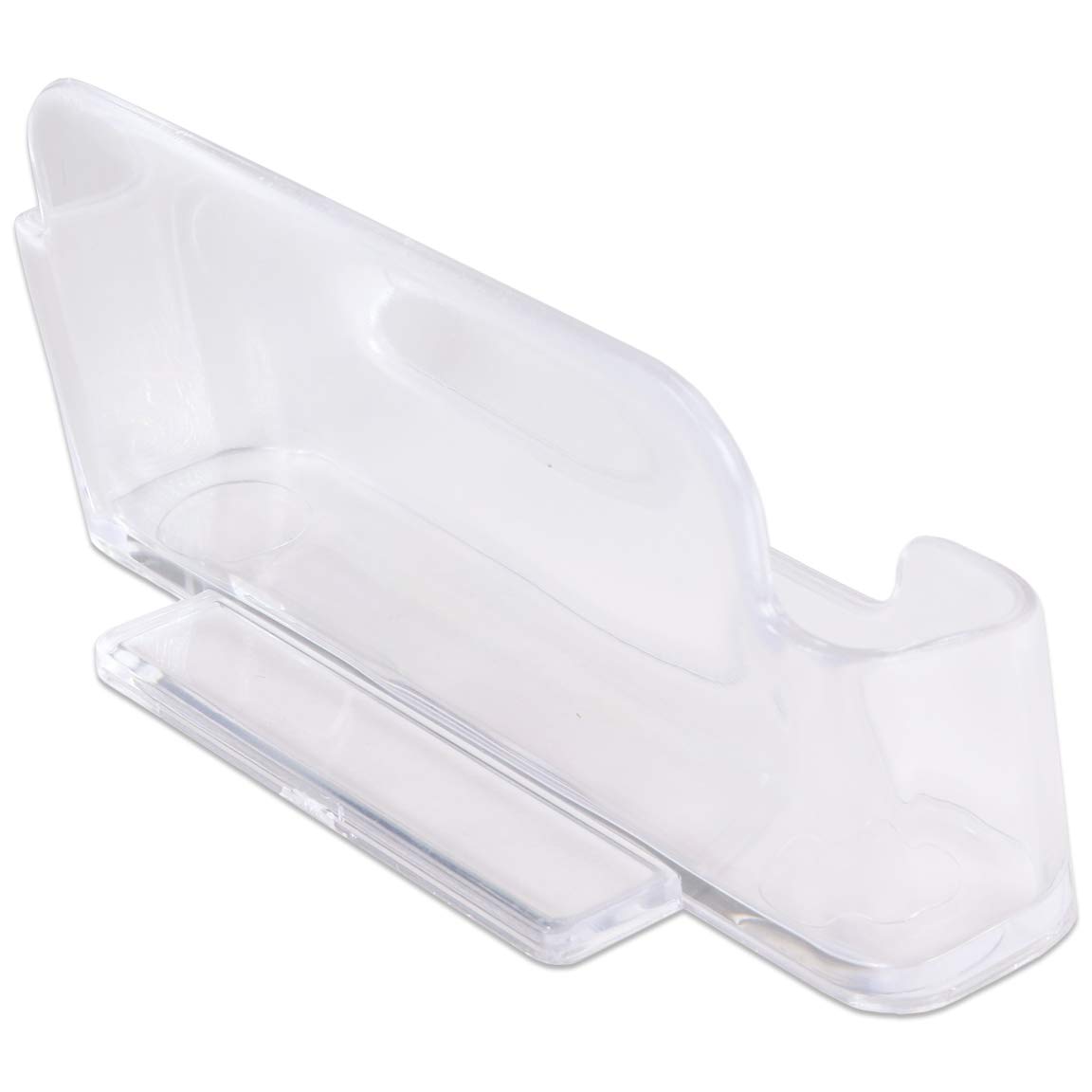 240 Pack Beauticom Premium Business Card Holders - Clear Acrylic Plastic Desktop Name Card Display Stand for Office, Reception, Conference & Home Use | Professional Single Card Holder for Business Cards, Credit Cards & IDs