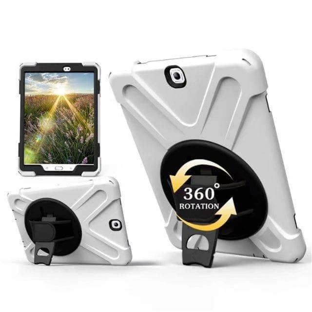 Samsung Galaxy Tab S2 9.7 Case - 360° Rotating Swivel Hand Strap Cover for SM-T810/T811/T813/T815/T819 Models - Perfect for Work, Travel & Home Use
