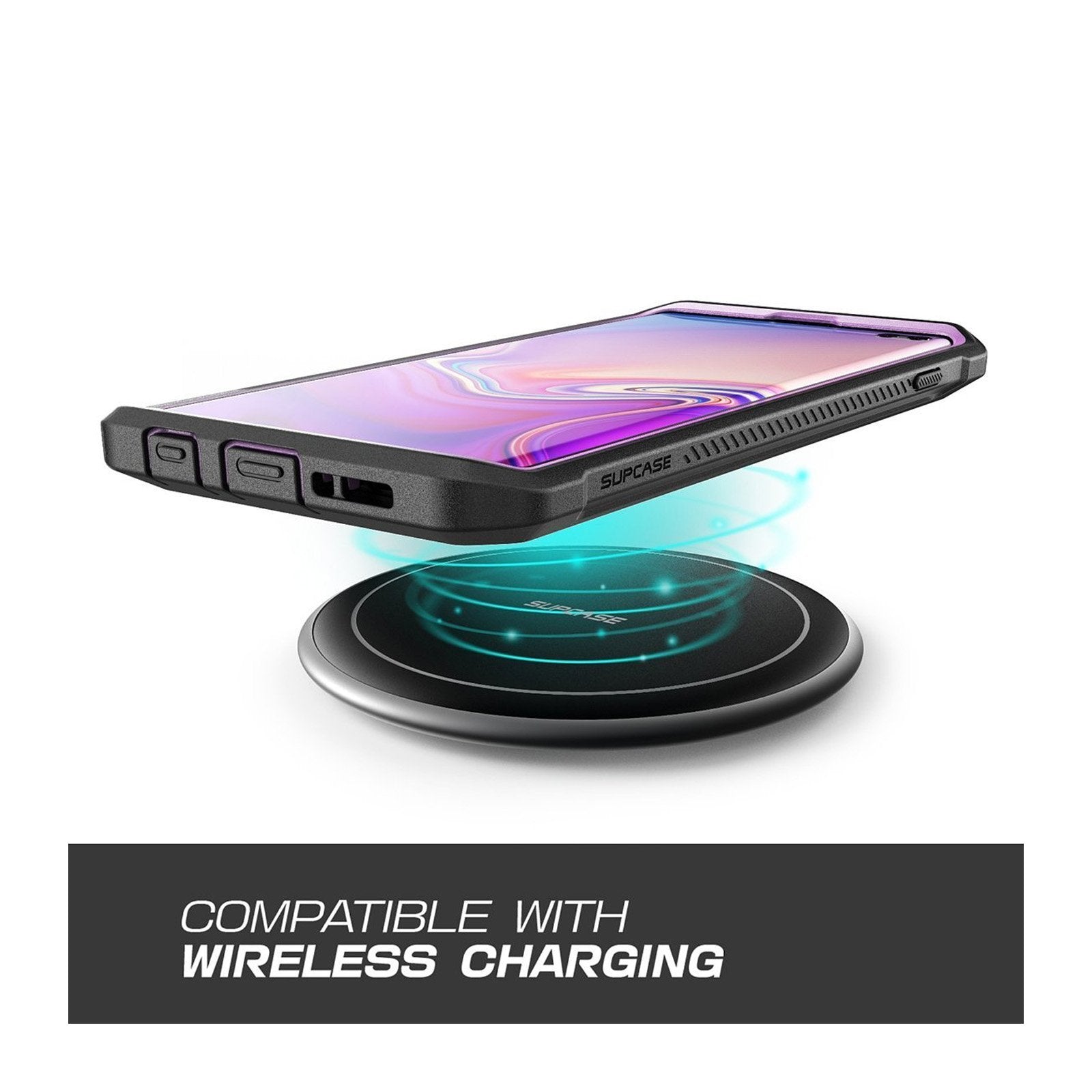 Galaxy S10 Plus Unicorn Beetle Pro Full Body Rugged Holster Case - Shockproof Protective Cover with Built-in Screen Protector (Purple) - Perfect for Outdoor Activities, Construction Work & Extreme Sports