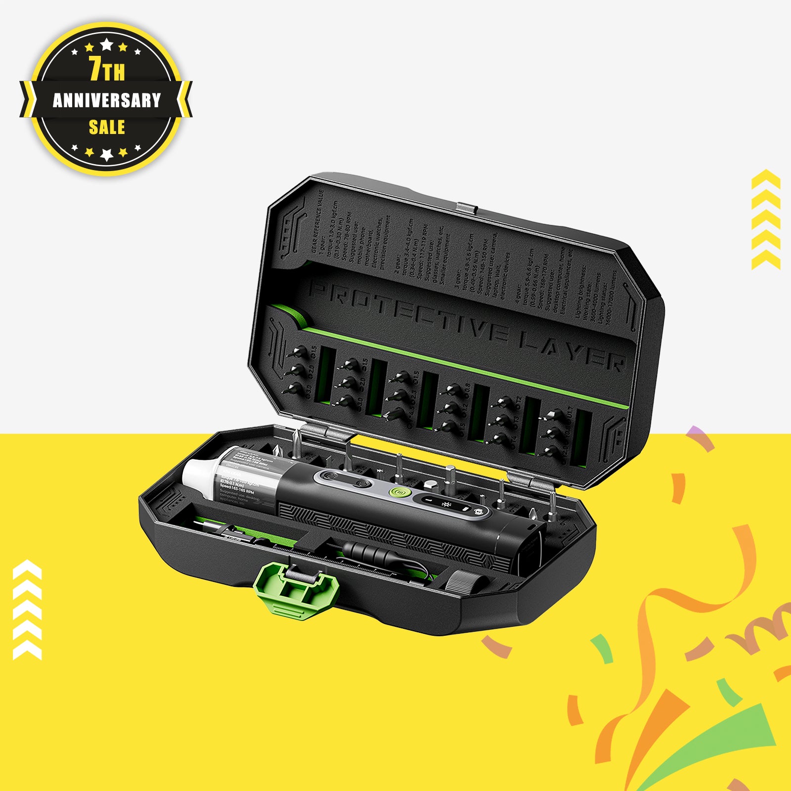 SSIMDER ES01 Electric 35-in-1 Screwdriver Set - Precision Repair Tool Kit for Electronics, Phones, Computers & Home Appliances | Professional DIY & Tech Maintenance