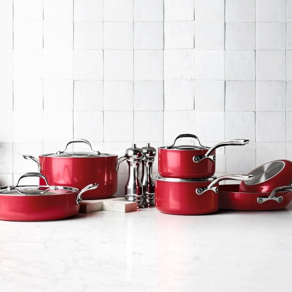 LAGOSTINA 10-Piece Rosella Stainless Steel Cookware Set - Blemished Packaging with Full Warranty (Model 11207600010) | Perfect for Home Cooking, Professional Kitchens & Gift Giving