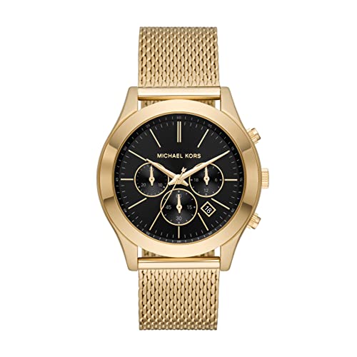 Gold Mesh Chrono