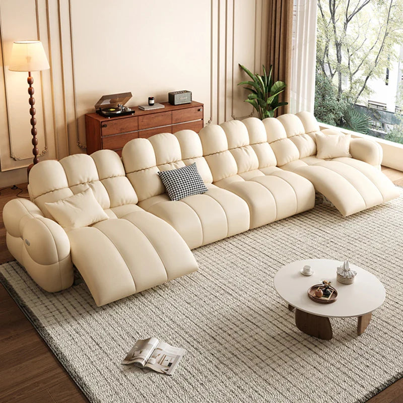 Cloud Lazy Puff Extendable Large Sofa - Ultra Comfortable Modern Luxury Sectional for Living Room, Bedroom & Home Theater Relaxation
