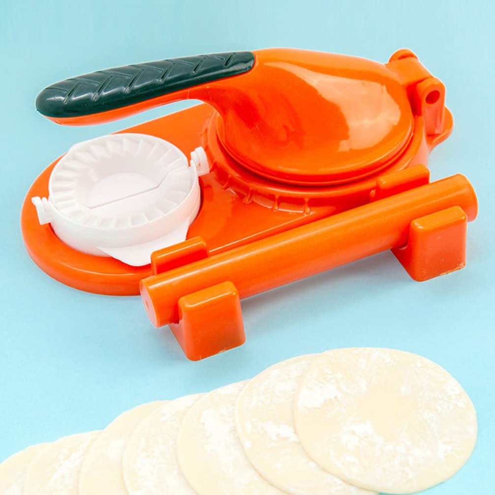 Premium Flour Tortilla Press - Dumpling Maker & Dough Presser for Pierogi, Wonton, Ravioli, Pastry - Kitchen Tool for Homemade Dumplings, Empanadas, Tacos (Perfect for Family Cooking & Meal Prep)