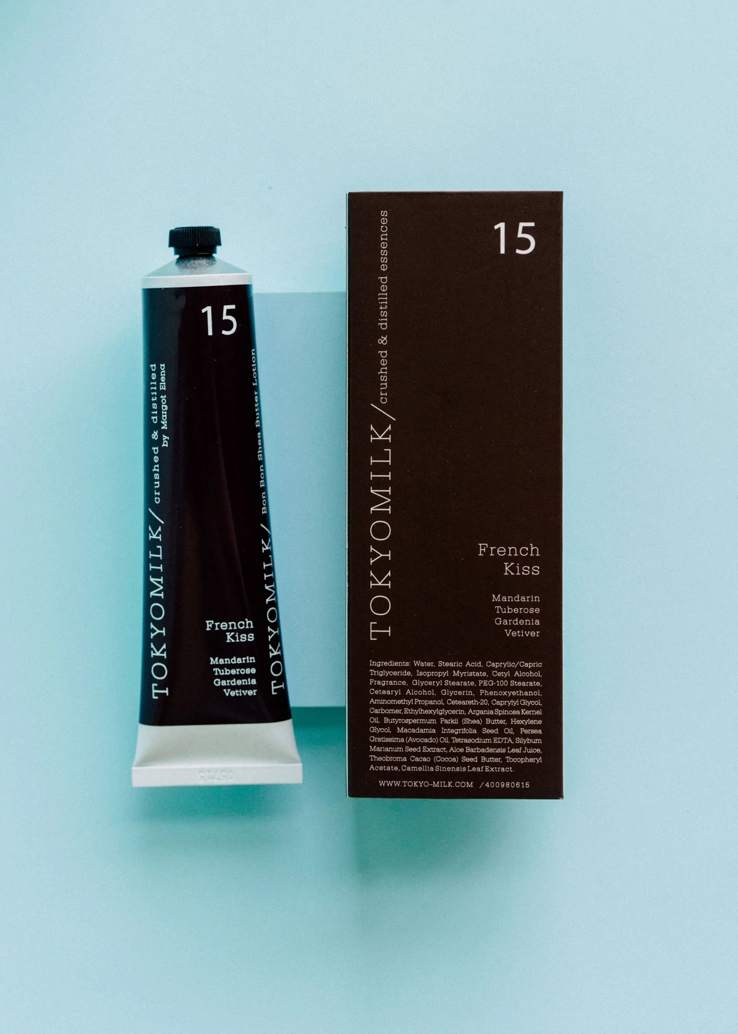 TokyoMilk Bon Bon Shea Butter Lotion - French Kiss No.15 | Hydrating Body Moisturizer with Shea Butter & Vanilla Scent | Perfect for Dry Skin Care & Romantic Gift Giving