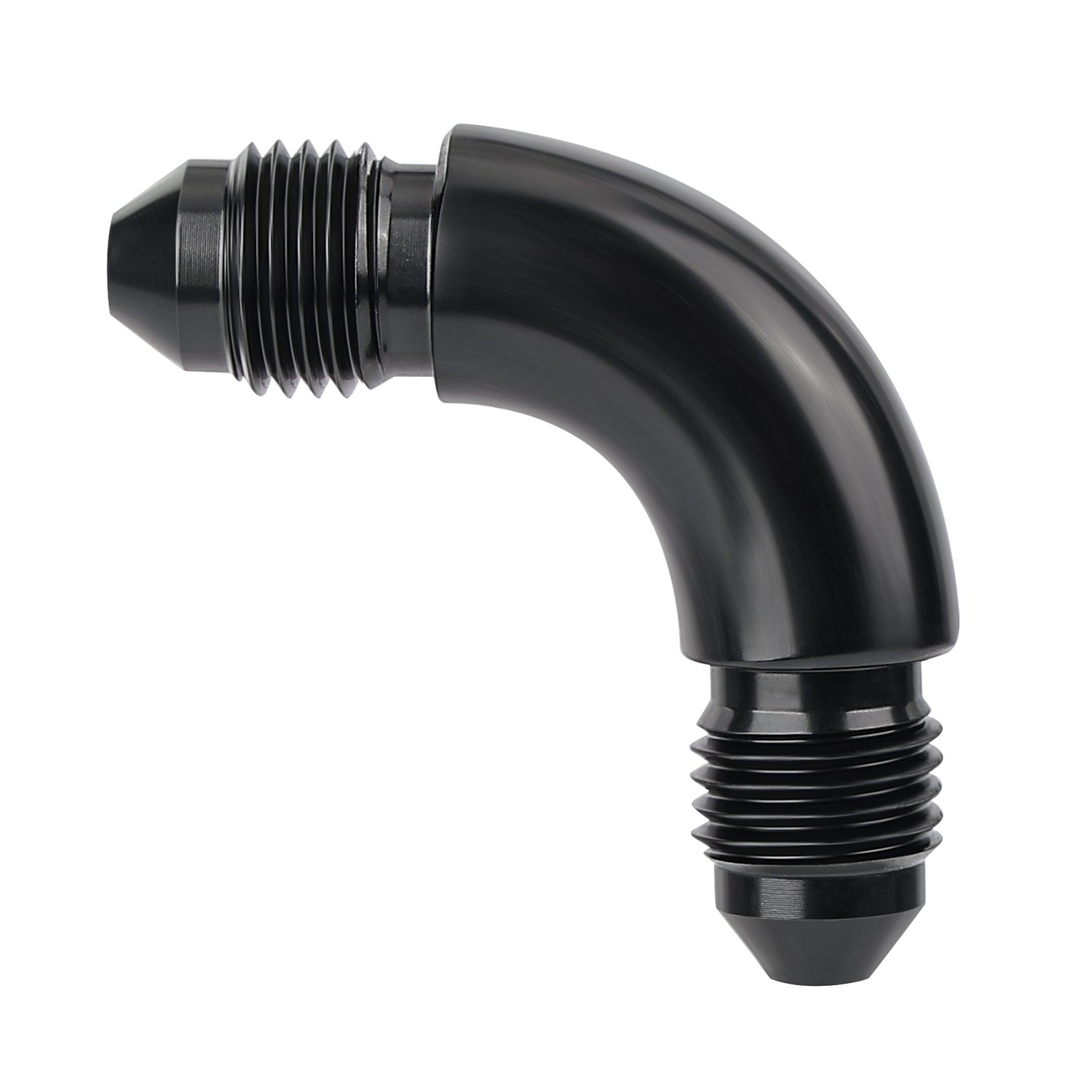 EVIL ENERGY AN Male to Male Full Flow Swivel Coupler Union Fitting Adapter - High Performance Aluminum AN Fittings for Fuel, Oil & Coolant Lines - Perfect for Automotive, Racing & Marine Applications