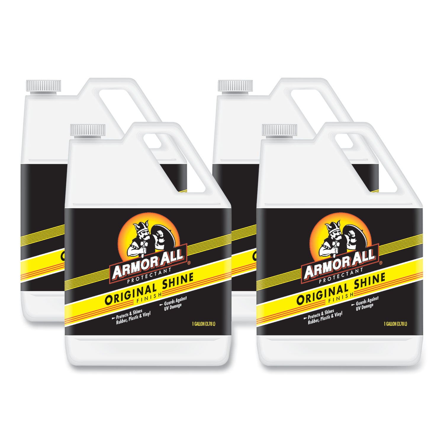 Armor All® Original Protectant - 1 Gallon Bottle (4-Pack) - Car Interior & Exterior Cleaner & Protector for Dashboards, Tires & Vinyl Surfaces