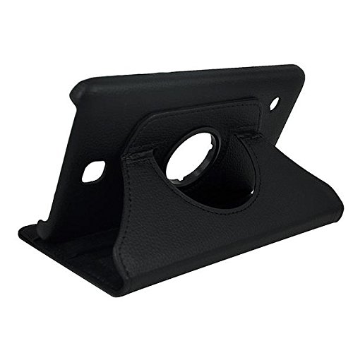 360-Degree Rotating Protective Case with Stand for Samsung Galaxy Tab 4 7-Inch - Black | Perfect for Home, Office & Travel Use (SFLY-TAB4-7-360-BLK)