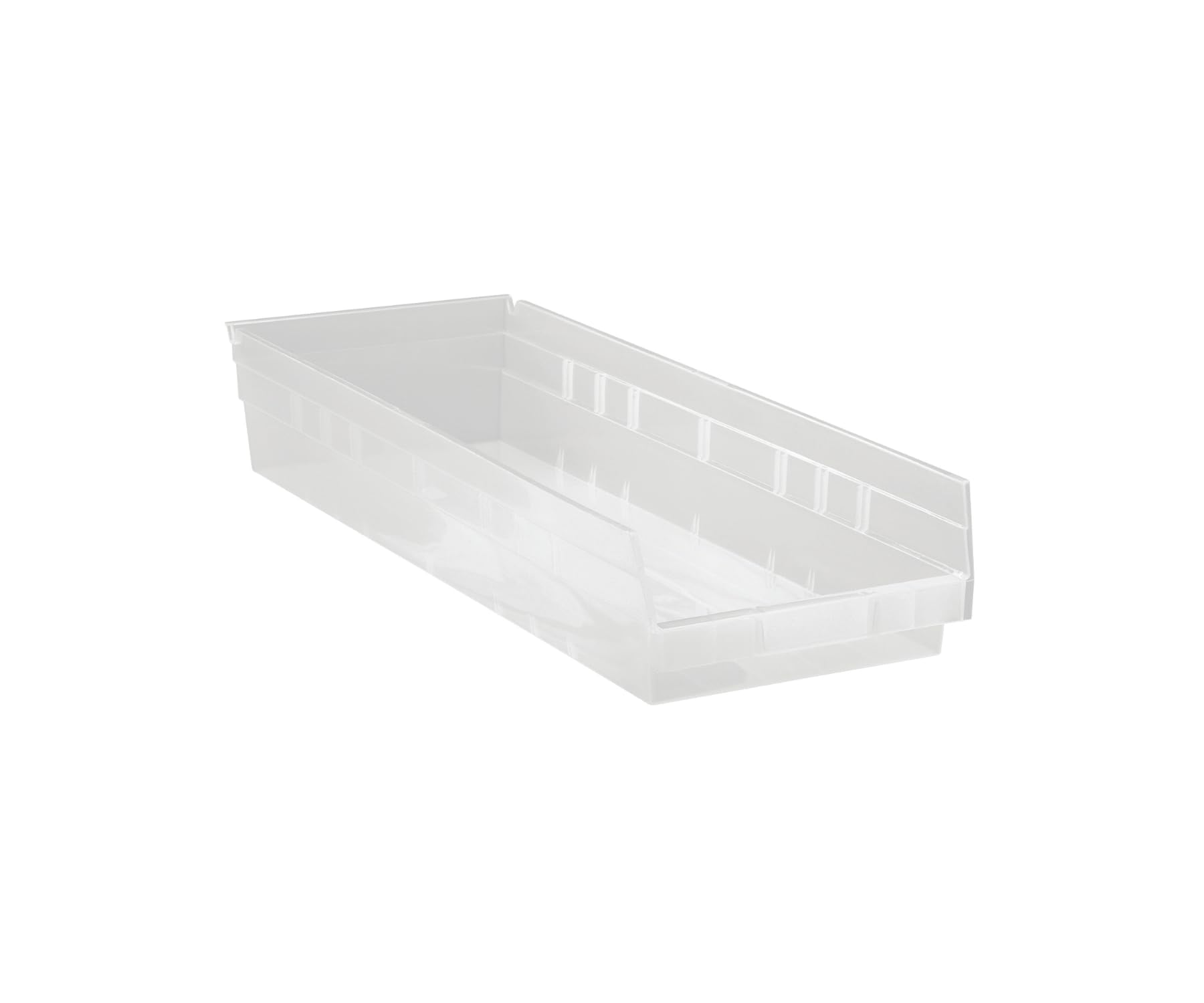 Quantum Storage Systems QSB114CL Clear Plastic Storage Bins 6-Pack - 24