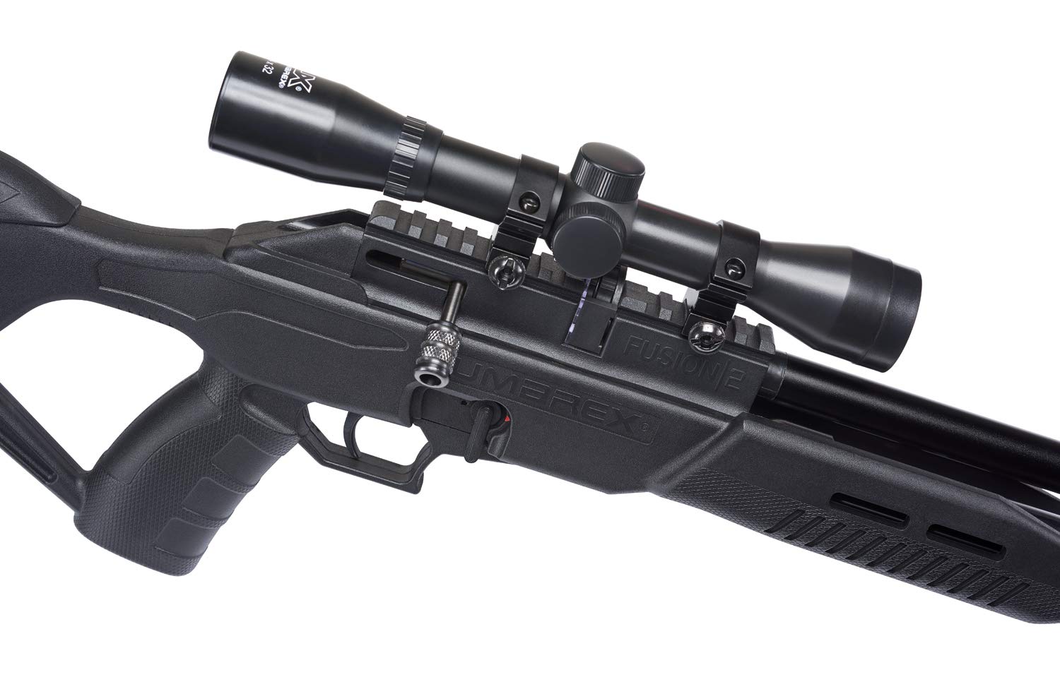 Umarex Fusion 2 Quiet .177 Caliber Pellet Gun Air Rifle - 490 FPS - Powerful & Silent Airgun for Hunting, Target Practice & Pest Control (Backyard, Range & Outdoor Use)