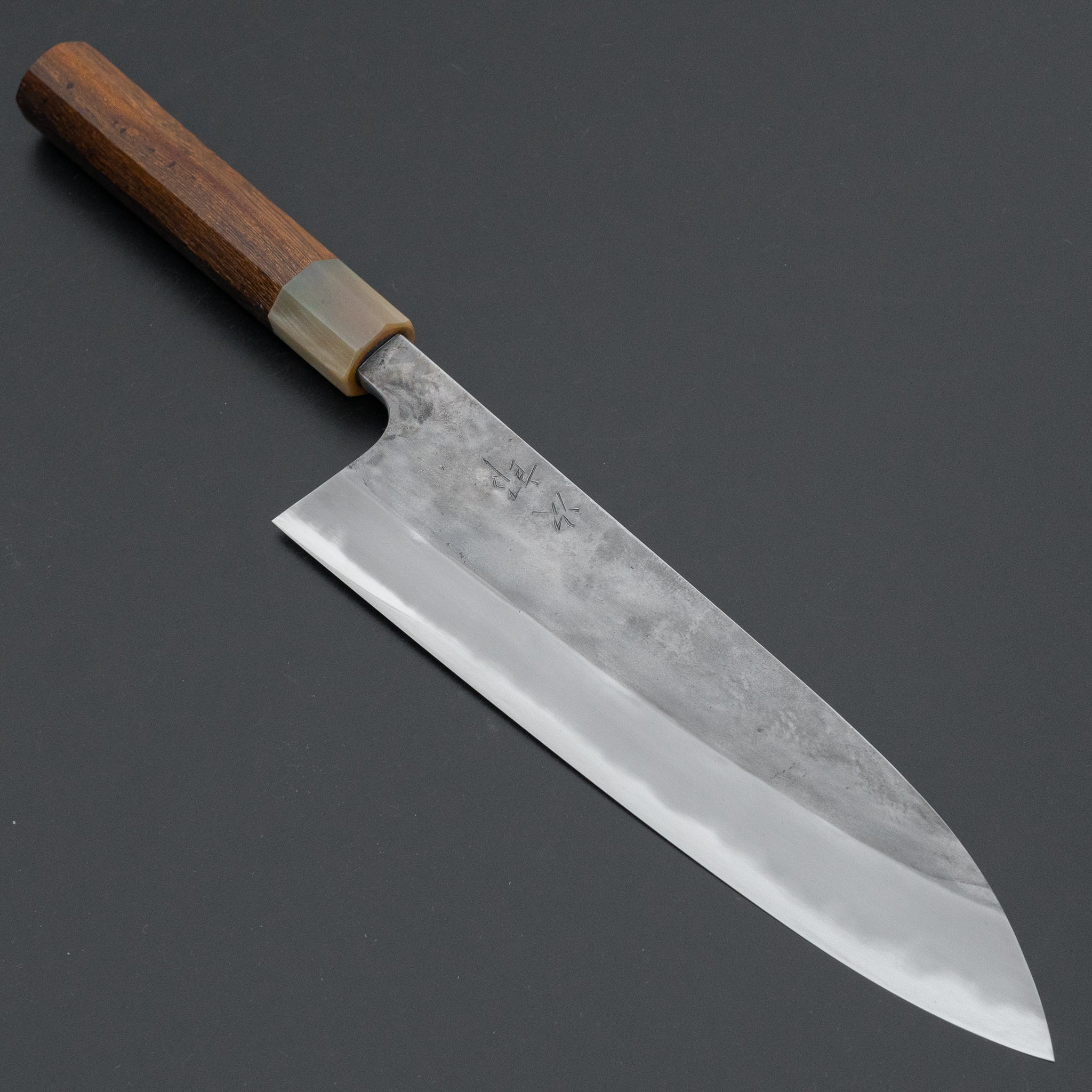 Jiro Tsuchime Wa Gyuto 225mm Japanese Chef Knife with Taihei Tagayasan Handle - Perfect for Sushi, Sashimi & Precision Cutting (#614)
