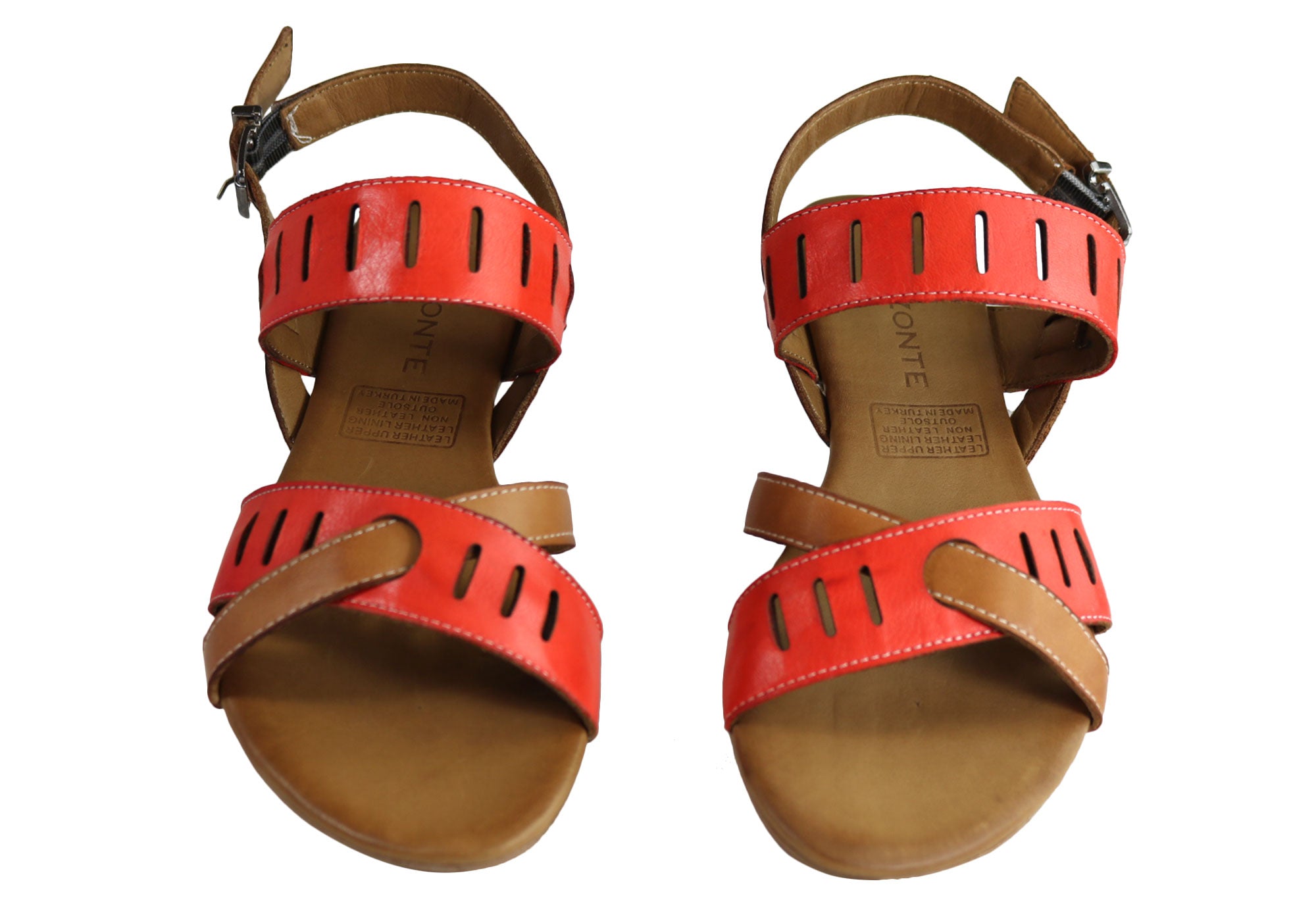 Orizonte Toto Women's European Leather Comfortable Flat Fashion Sandals - Stylish & Comfortable for Walking, Travel & Summer Outfits