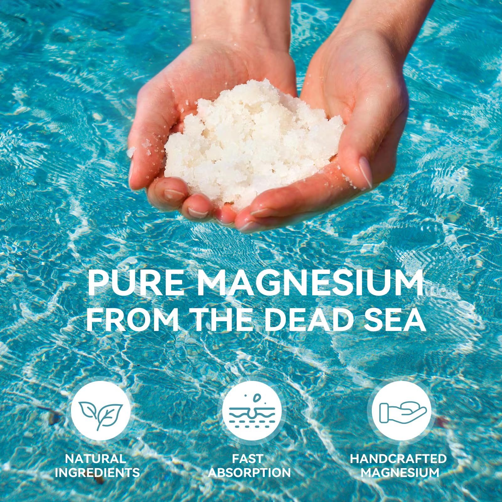 Natural Dead Sea Magnesium Cream & Lotion - USA Made Lavender Magnesium Body Cream (4 oz) for Muscle Relaxation, Sleep Aid & Skin Hydration - Day & Night Use for Athletes & Stress Relief