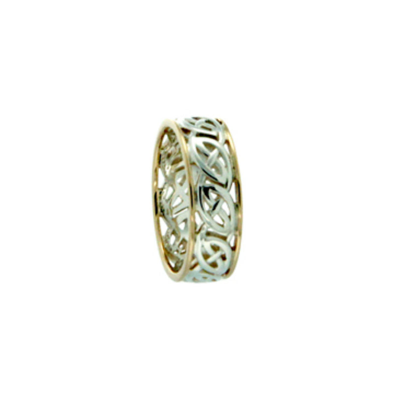 Celtic Eternity Knot Ring for Women - Sterling Silver Infinity Love Symbol Jewelry - Perfect for Weddings, Anniversaries & Gifts