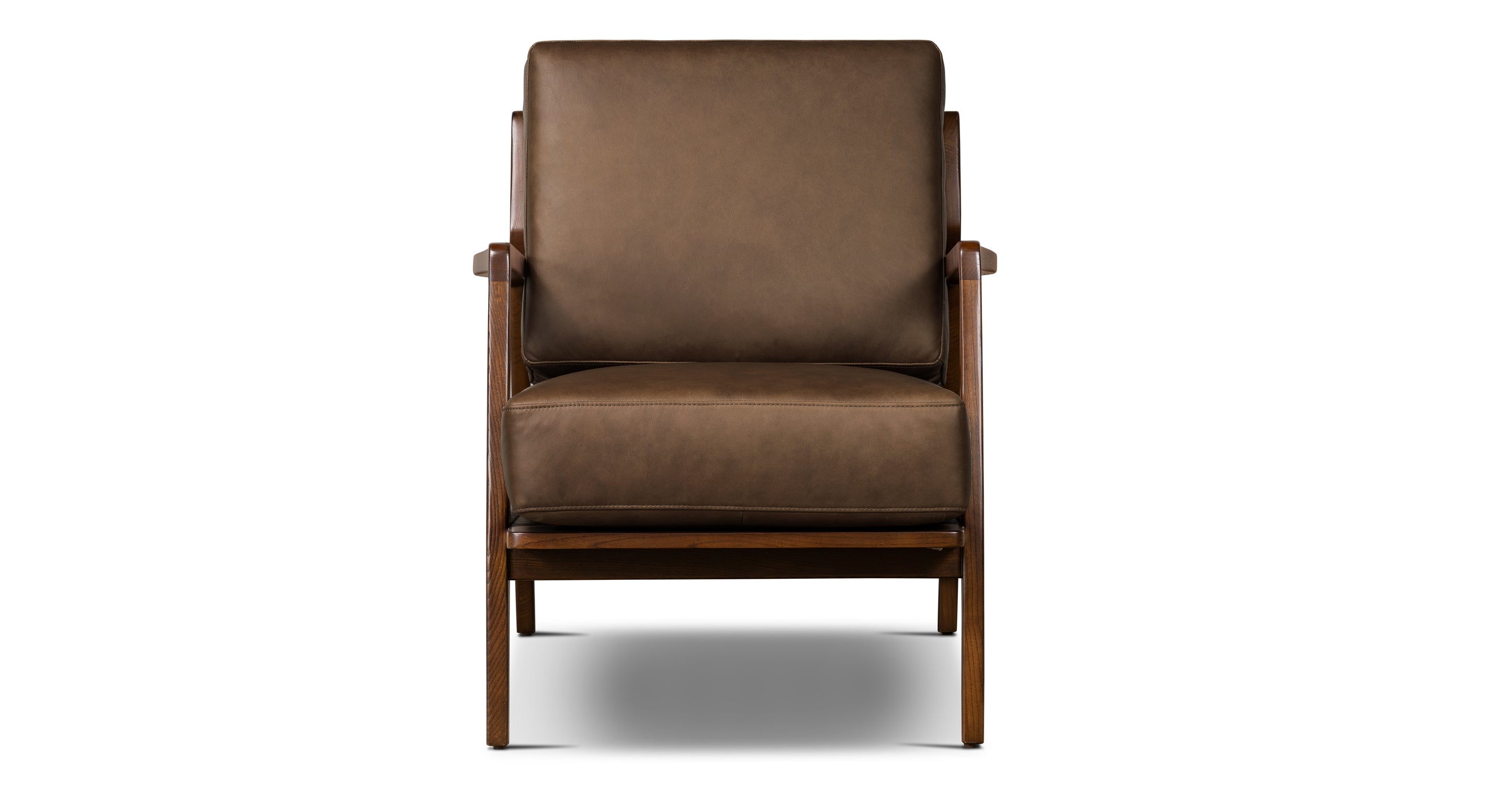 Premium Verity Genuine Leather Lounge Chair - Modern Comfort for Living Room, Office & Reading Nook - Perfect Relaxation & Stylish Home Decor