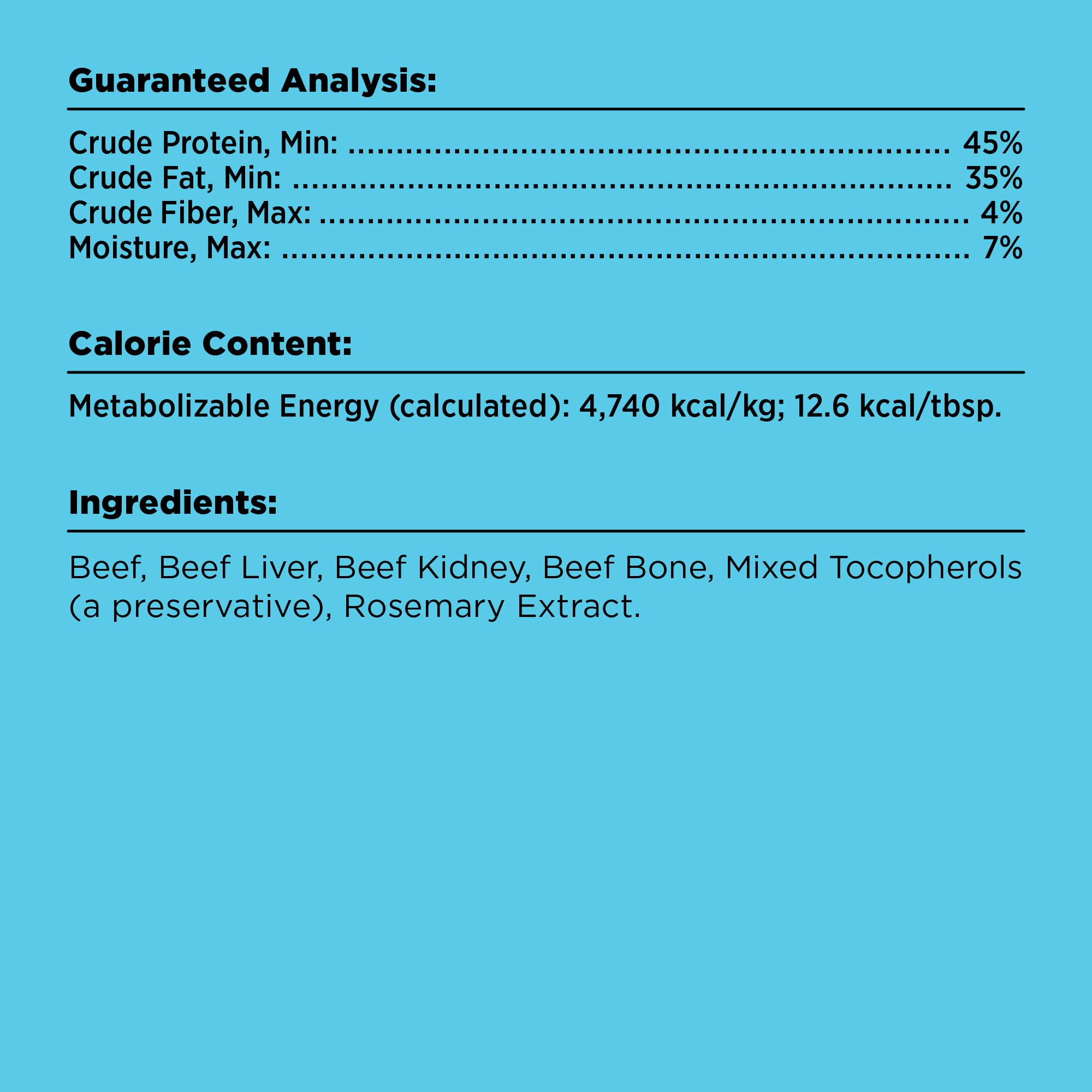 BIXBI Liberty Freeze Dried Dog Food Topper & Treats - High Protein Beef Recipe (4.5 oz) | 98% Meat & Organs | Grain-Free, No Fillers | Raw Dog Food Supplement | Made in USA | Perfect for Training, Mealtime Topping & Travel Snacks