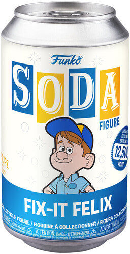Fix It Felix Funko Pop! Soda Vinyl Figure - Limited Edition Collectible for Disney Fans - Perfect for Display, Gifts, and Disney Movie Nights