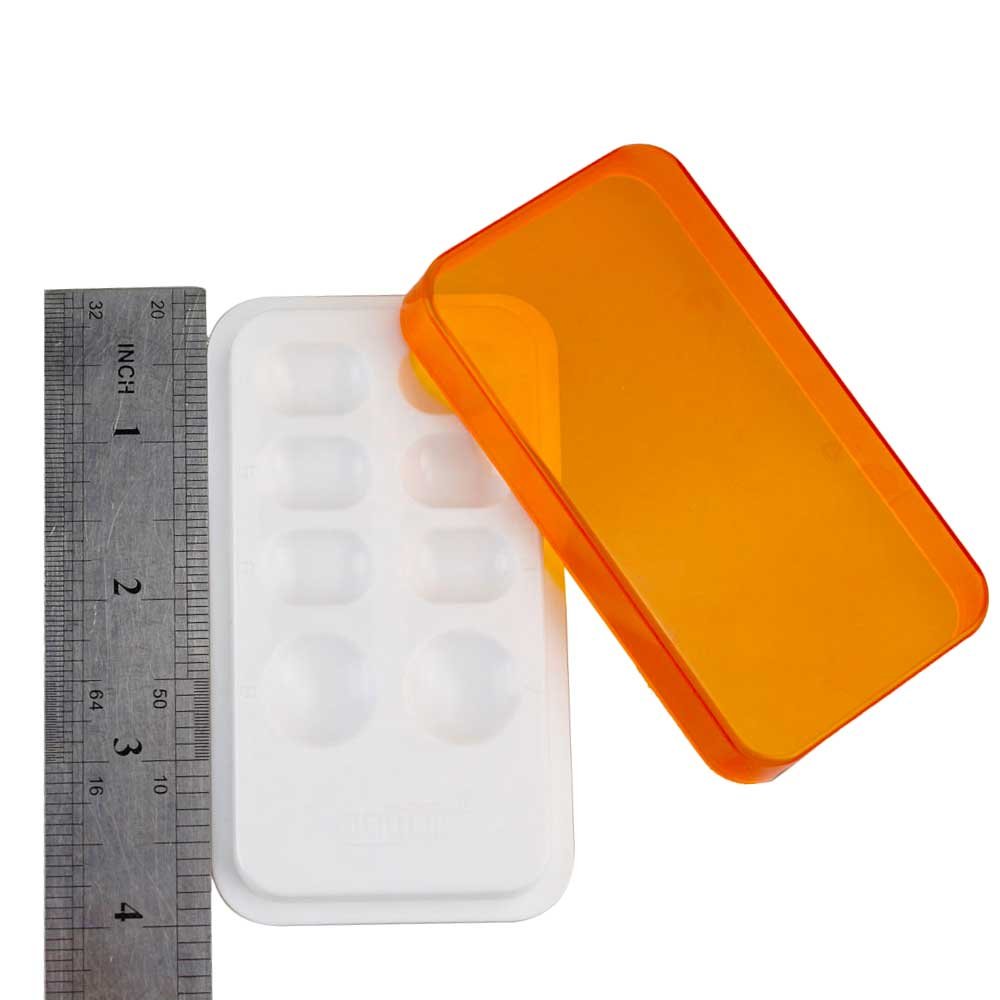Airgoesin 2-Piece Dental Oral Synthetic Acrylic Resin Teeth Shade Guide Box with Color Toning Tray - Perfect for Dentists, Dental Labs & Teeth Whitening Professionals
