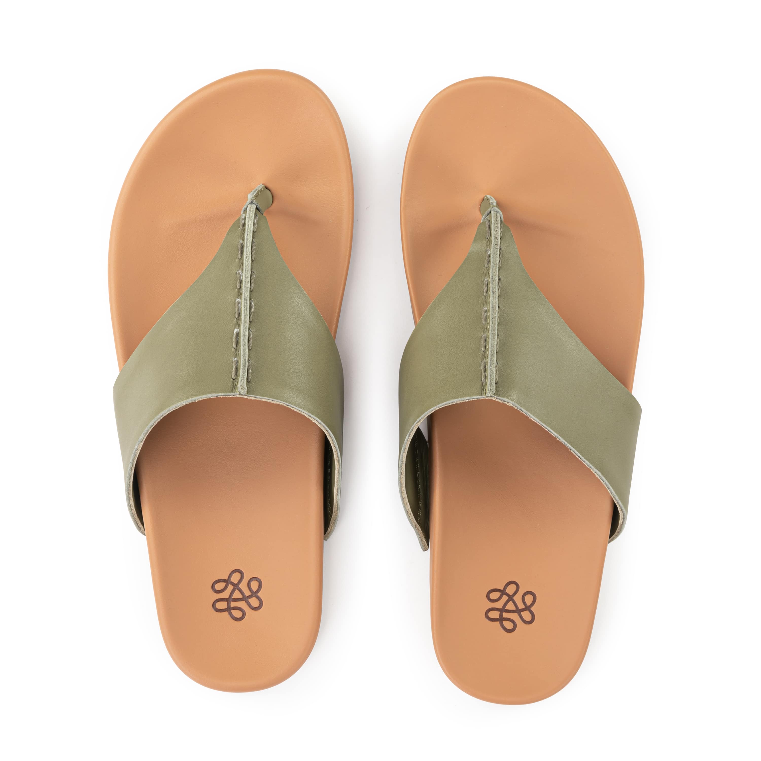 Everly Sandal - Genuine Leather Women's Casual Sandals in Loden Green | Comfortable & Stylish for Summer, Beach, and Everyday Wear