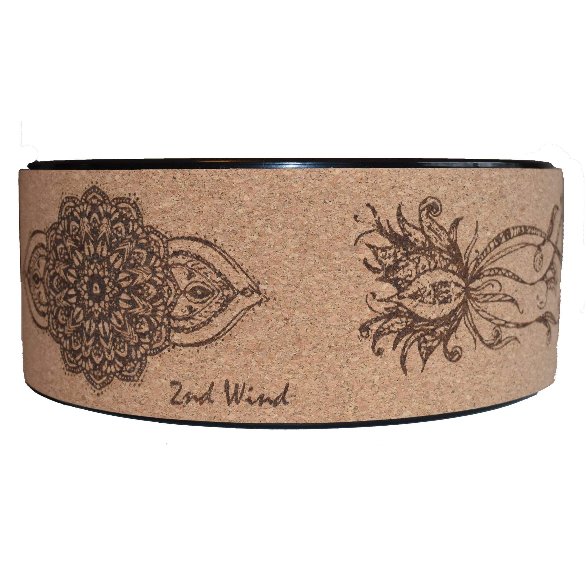 Premium Lotus Flower Cork Yoga Wheel for Deep Stretching & Back Pain Relief - Wholesale Bulk for Yoga Studios & Fitness Centers - Ideal for Yoga, Pilates, and Home Workouts