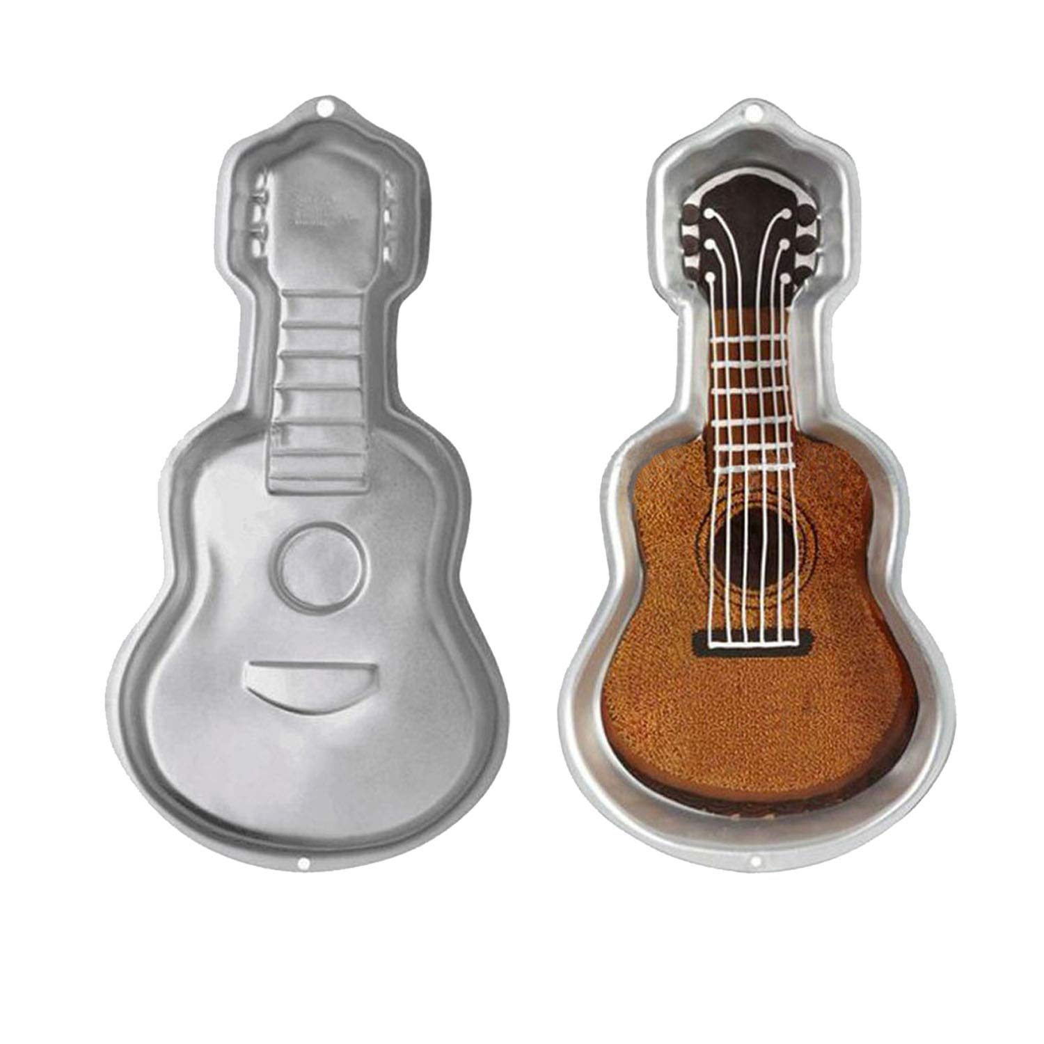 3D Guitar Cake Pan for Kids - Nonstick Aluminum Alloy Baking Mold | Perfect for Birthday Cakes, Themed Parties & DIY Desserts
