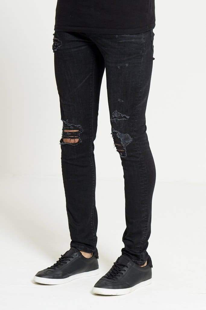 HAVOC Super Skinny Jeans for Women - True Black Stretch Denim Pants | Perfect for Casual Wear, Night Out & Everyday Fashion