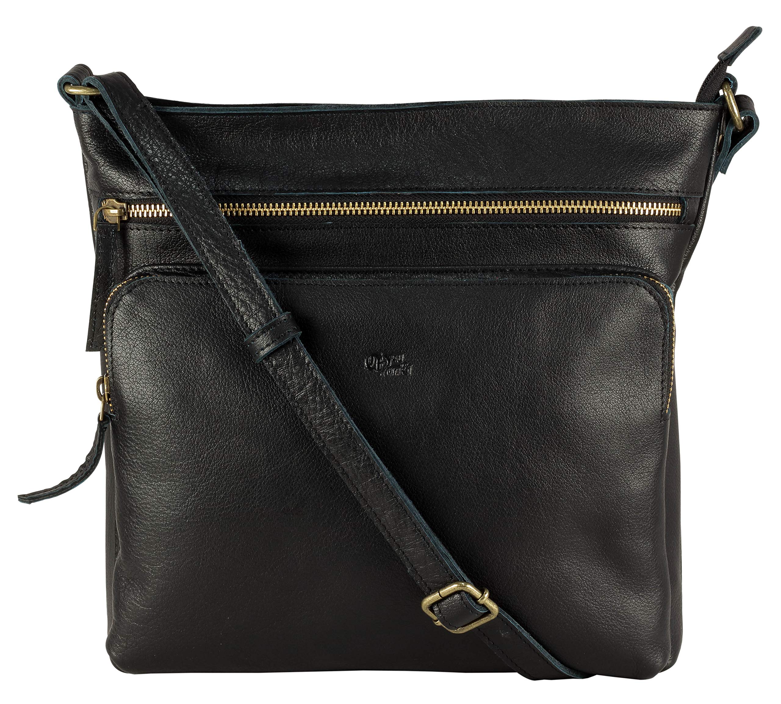 Genuine Leather Crossbody Purse for Women - Mou Meraki Shoulder Bag Handbag | Perfect for Everyday Use, Travel & Date Nights