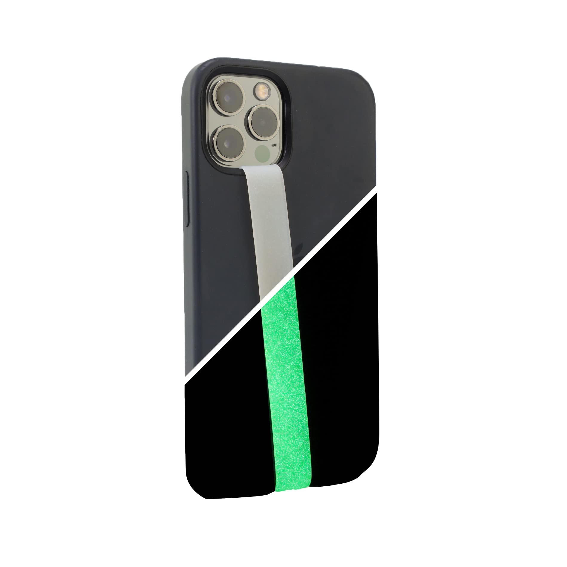 **Silicone Stretch Elastic Phone Strap Holder - Secure & Lightweight Phone Grip for Hands - Small & Discreet Phone Loop for Easy Carrying - Perfect for Running, Travel, and Everyday Use**