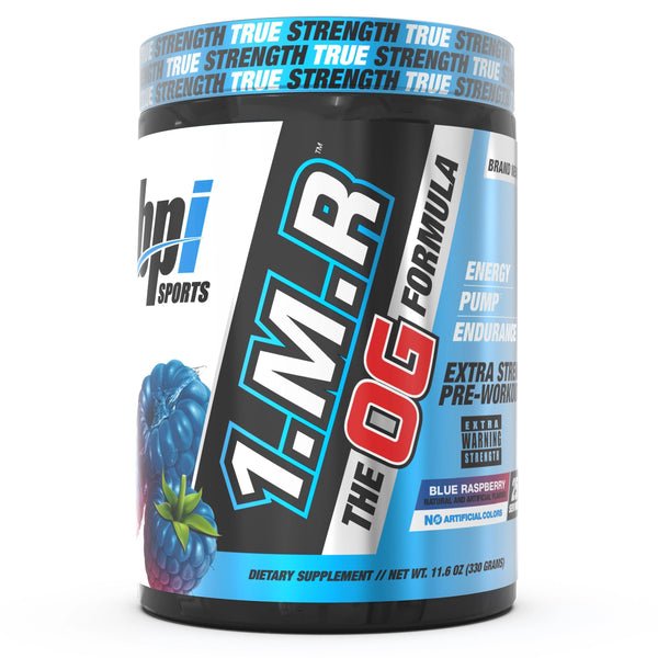 BPI Sports 1MR OG Pre Workout Supplement - Energy Booster & Muscle Pump Formula for Gym Performance | Pre-Workout Powder for Men & Women | Ideal for Weight Training, Bodybuilding & CrossFit