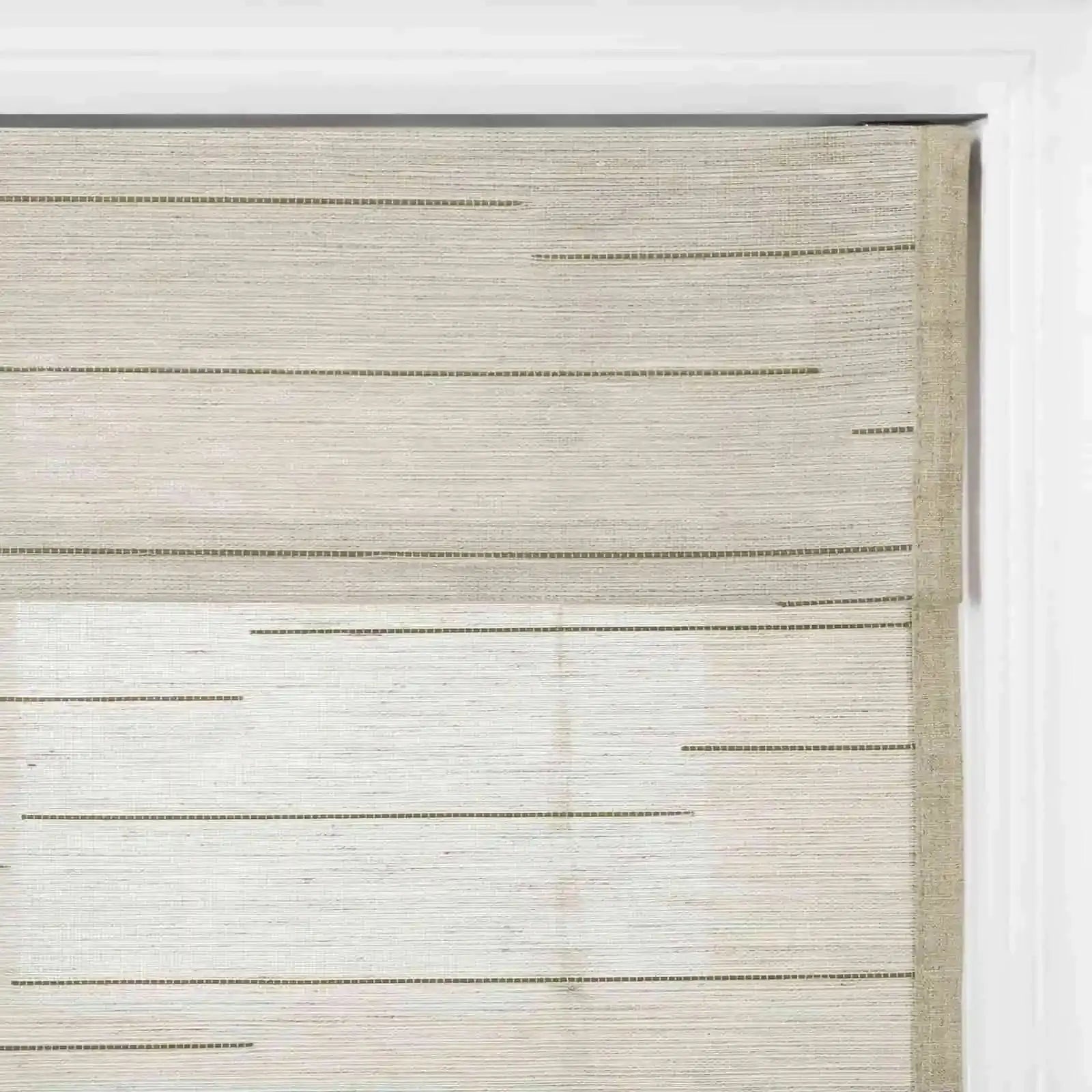 Rae Natural Ramie Bamboo Woven Shades - Series P | Eco-Friendly Window Coverings for Living Room, Bedroom & Patio | Light Filtering & UV Protection