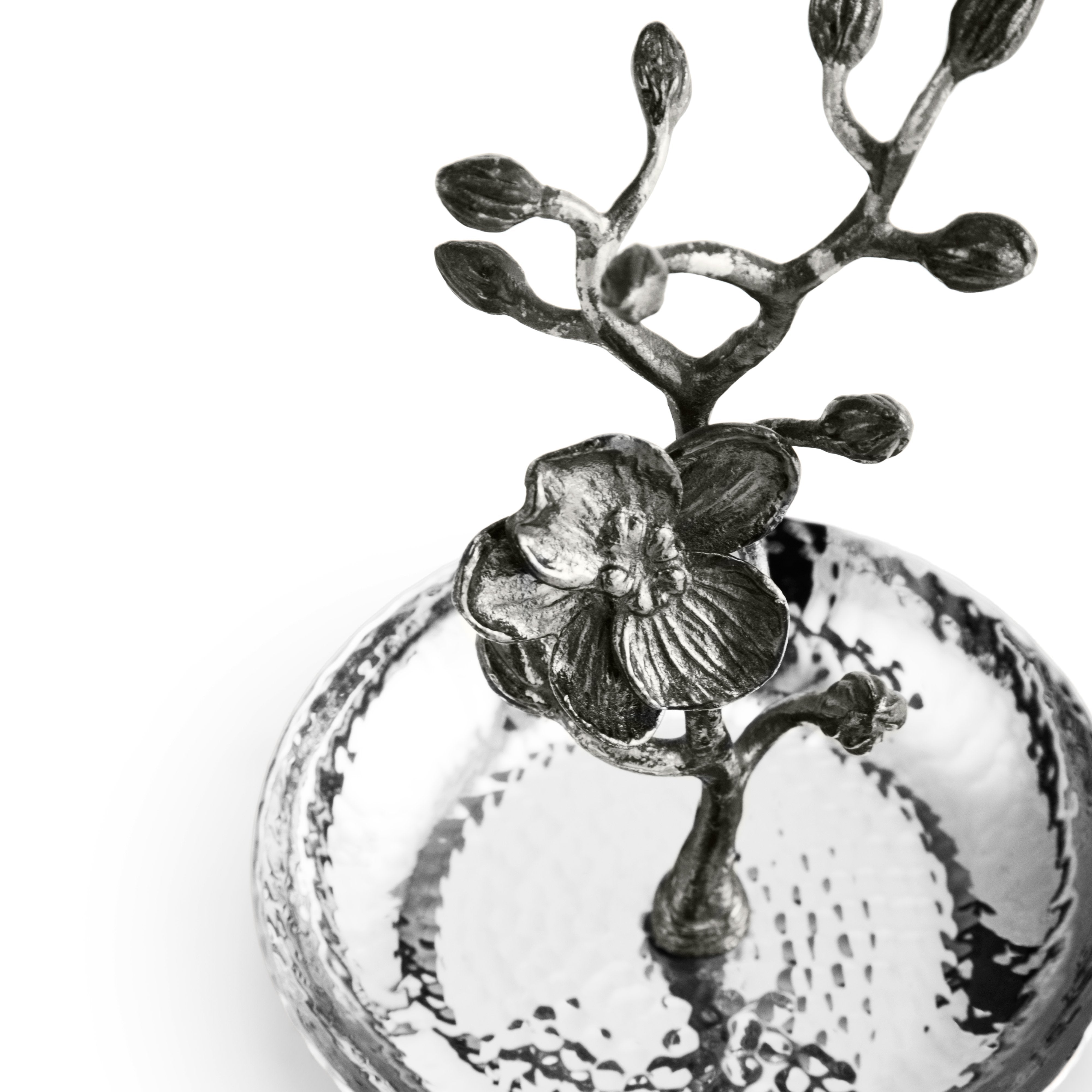 Black Orchid Ring Holder for Women - Elegant Jewelry Organizer for Rings, Necklaces & Bracelets - Perfect for Home, Travel & Gift Giving