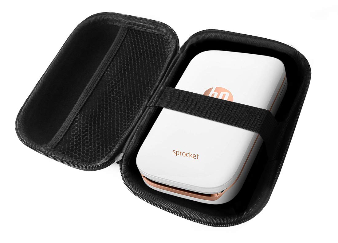 FitSand Hard Case for HP Sprocket, Polaroid Snap Touch & Zip Printers - Durable Protective Cover for 2x3 Photo/Video Printers - Perfect for Travel, Parties & Home Use