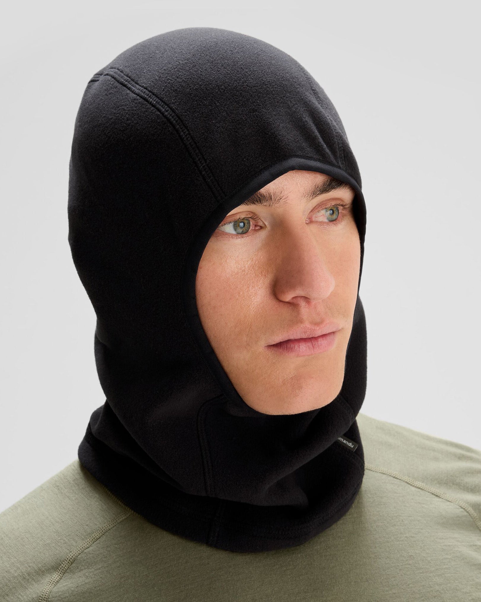 Ridge 100 PrimaLoft® Bio Fleece Balaclava - Black | Winter Face Mask for Skiing, Snowboarding & Outdoor Activities