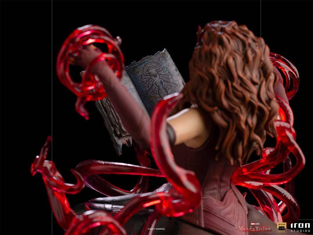 Iron Studios WandaVision Scarlet Witch Deluxe BDS Art Scale 1/10 Statue - Premium Collectible for Marvel Fans & Home Decor Display