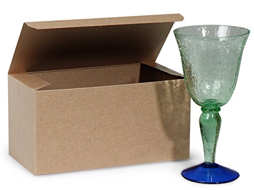 100 Pack 9x4.5x4.5 Inch Eco-Friendly Recycled Kraft Gift Boxes for Clothing - Shirts, Sweaters, Jackets, Baby Clothes, Towels & Scarves | Perfect for Retail Packaging, Wedding Favors & Holiday Gifts