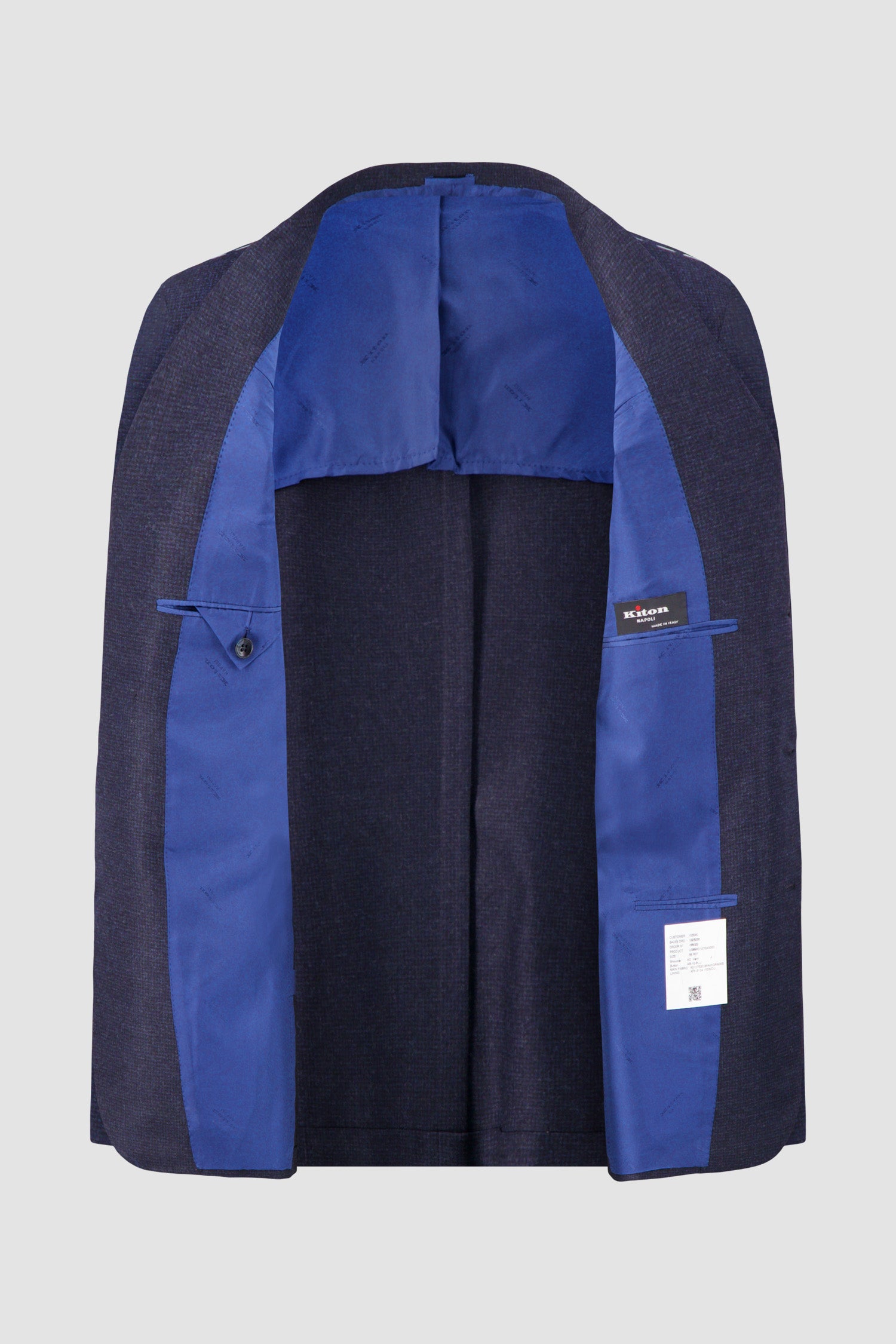 Premium Kiton Blue Blazer for Men - Luxury Tailored Sport Coat - Perfect for Business Meetings, Weddings & Formal Events