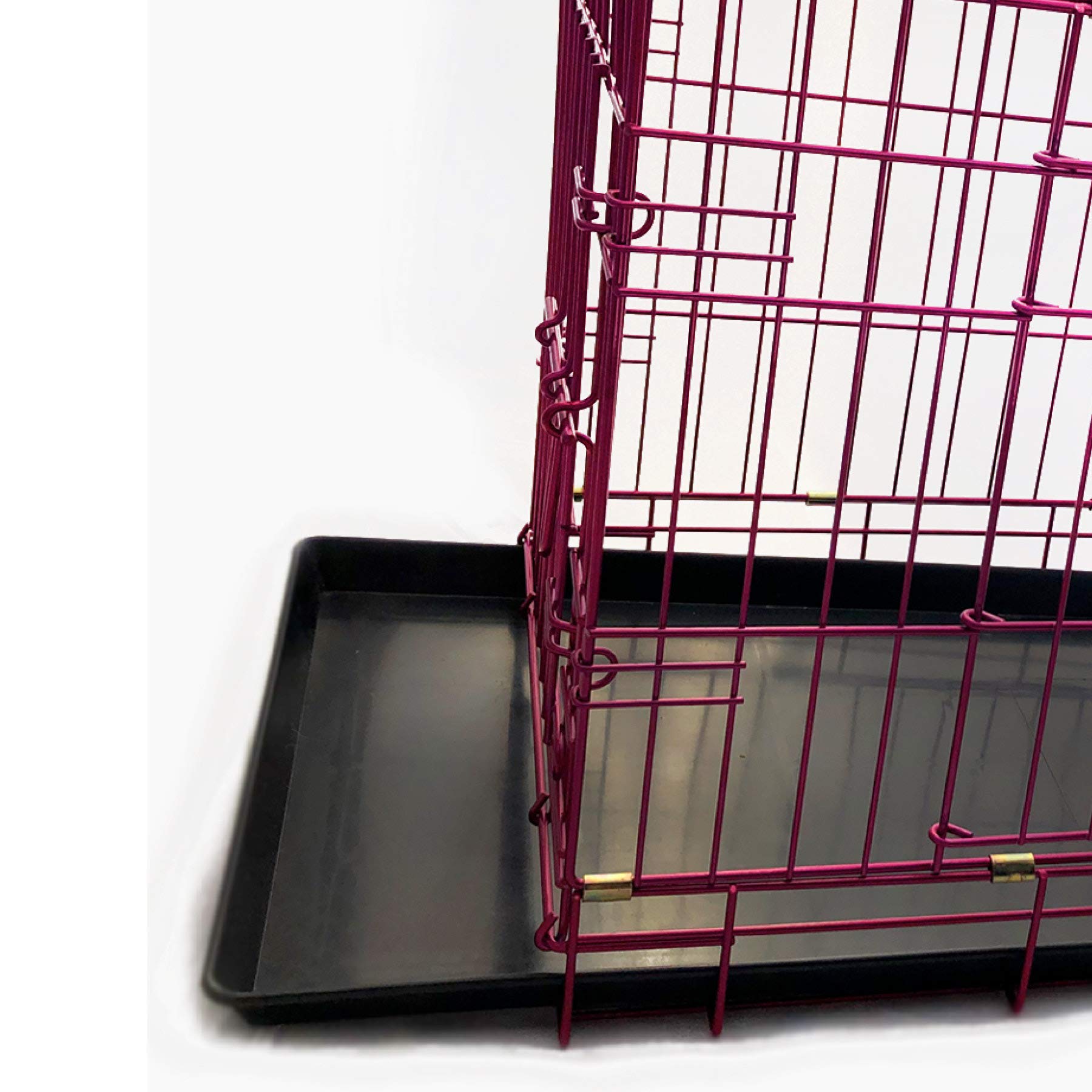 Premium 36-Inch Foldable Dog Crate with 2 Doors - PET Expressions Luxury Pet Carrier in 3 Colors | Includes Free Training Ebook & Calming Music | Perfect for Home, Travel & Vet Visits