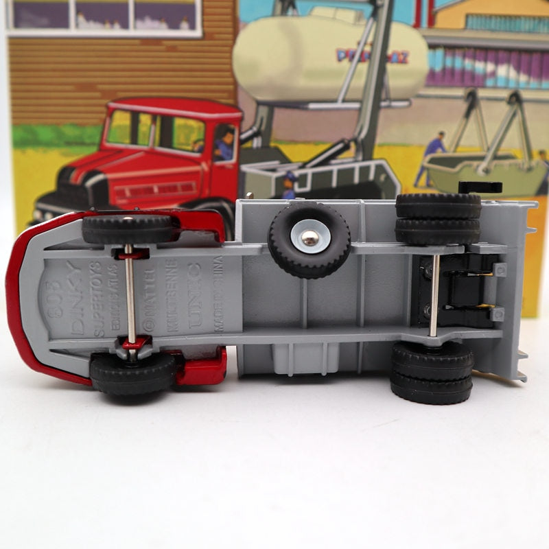Atlas Dinky 805 Truck Unic Multibenne Marrel with Primagaz Tank - 1:43 Scale Diecast Model Car Collection - Perfect Gift for Collectors & Display for Home/Office