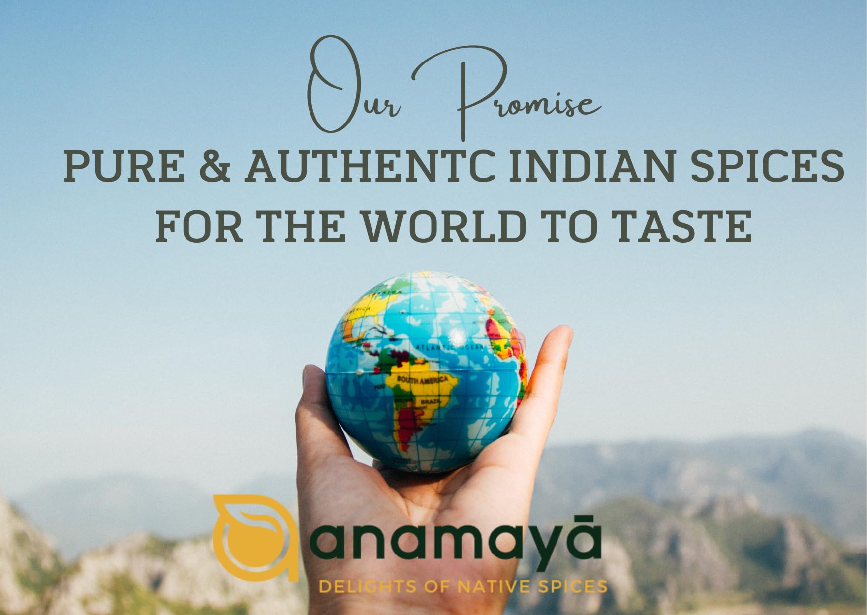 Anamaya Chaat Masala Powder 100g | Authentic Indian Spice Blend for Chaat, Fruits & Salads | Reusable Storage Jar | Pack of 1 | Perfect for Home Cooking, Snacks & Indian Cuisine