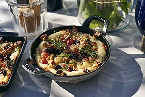Staub 16cm Gray Egg Skillet – Premium Cast Iron Pan for Perfect Omelets & Frittatas | Ideal for Stovetop & Oven Cooking | Home & Kitchen Essentials