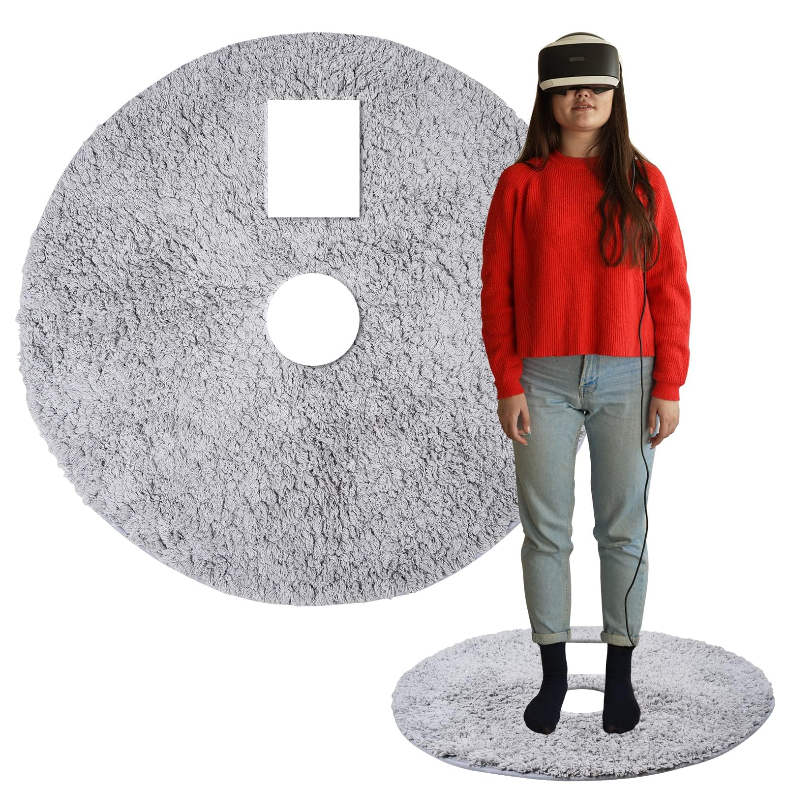 VR MAT Virtual Reality Gaming Mat - Non-Slip Comfort Floor Cushion for Position Tracking | Anti-Fatigue Foam Mat for VR/AR/XR Headsets (PSVR, Oculus, HTC Vive) | Perfect for Game Room, Living Room & VR Fitness