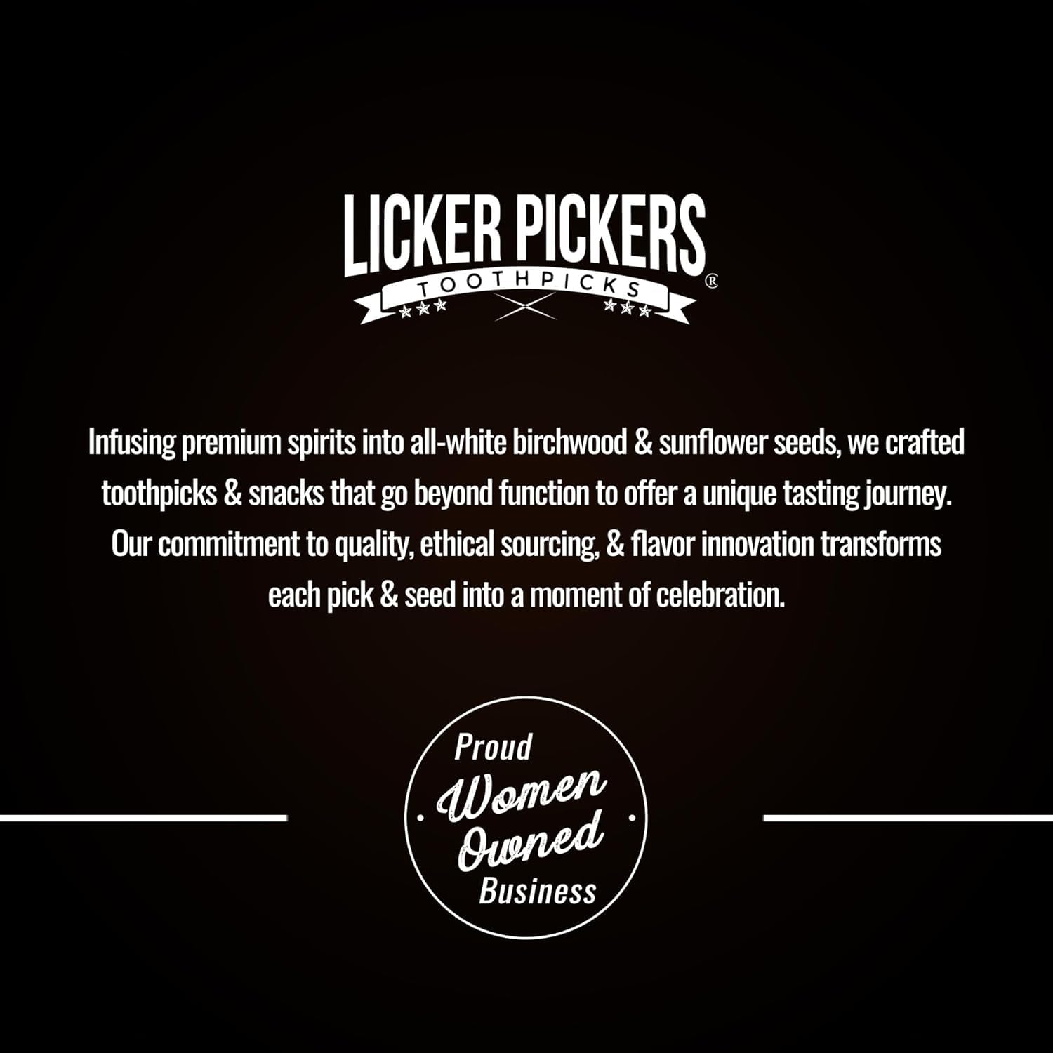 Premium Peanut Butter Whiskey Flavored Toothpicks - 25 White Birchwood Picks Aged in Spirits | Perfect for Cocktails, Parties & Whiskey Tasting